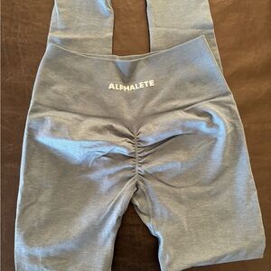 Alphalete Gray Leggings with Compression Fit